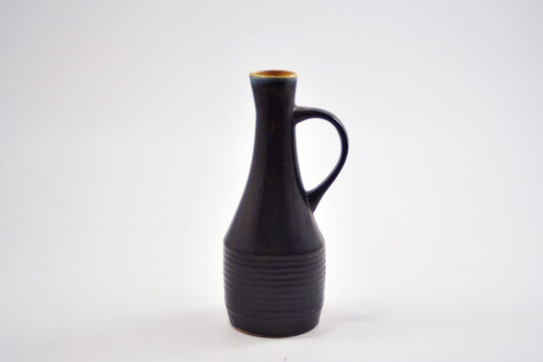 Foto Ceramic Jug Vase, Black/Yellow h20 B4