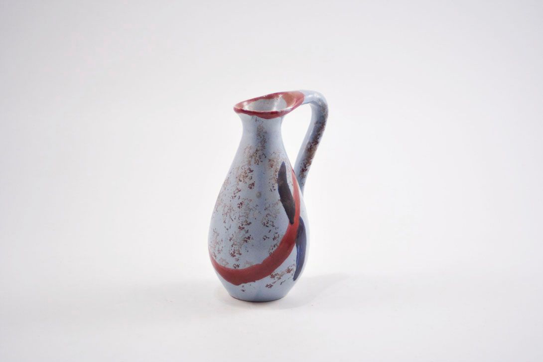 Foto Ceramic Jug Vase, Crossed out &#8220;O&#8221; h17 A5