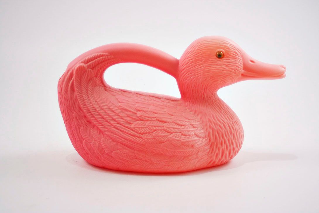 Foto Merry Pink Duck Watering Can L32 Germany 1975
