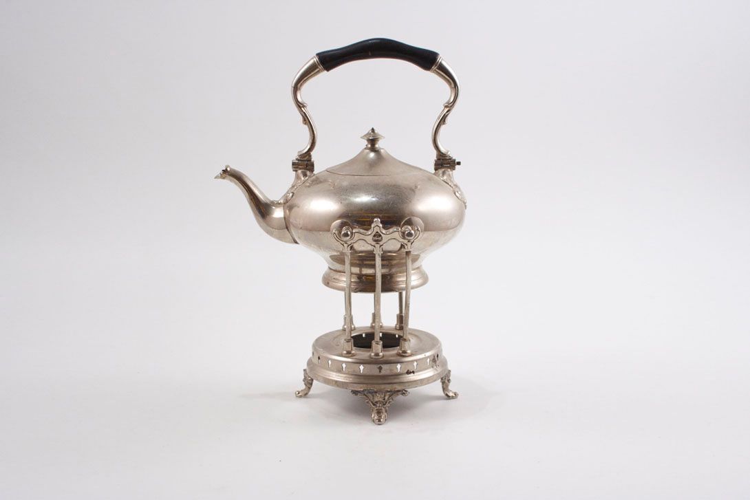 Foto Silver Metal Pot h30x26