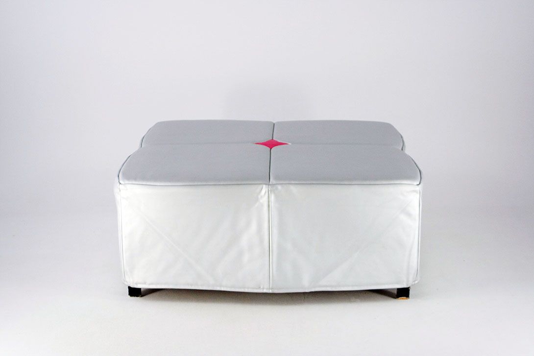 Foto Silver Cube Lounge Seat h50x120x120