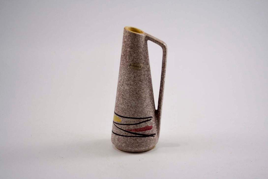 Foto Ceramic Table/Mug Vase, Lined, Multicolored h20 A5