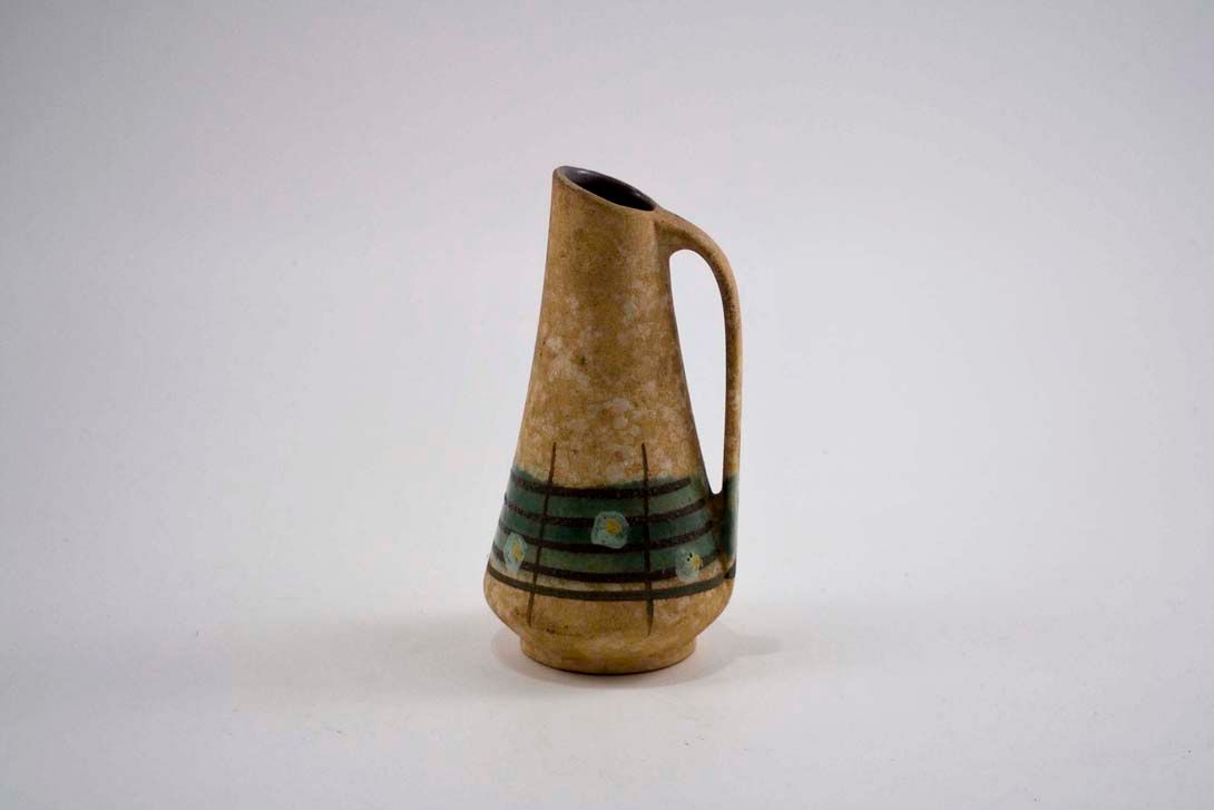 Foto Ceramic Table/Mug Vase, Lines &#038; Dots, Multicolored h15 A5