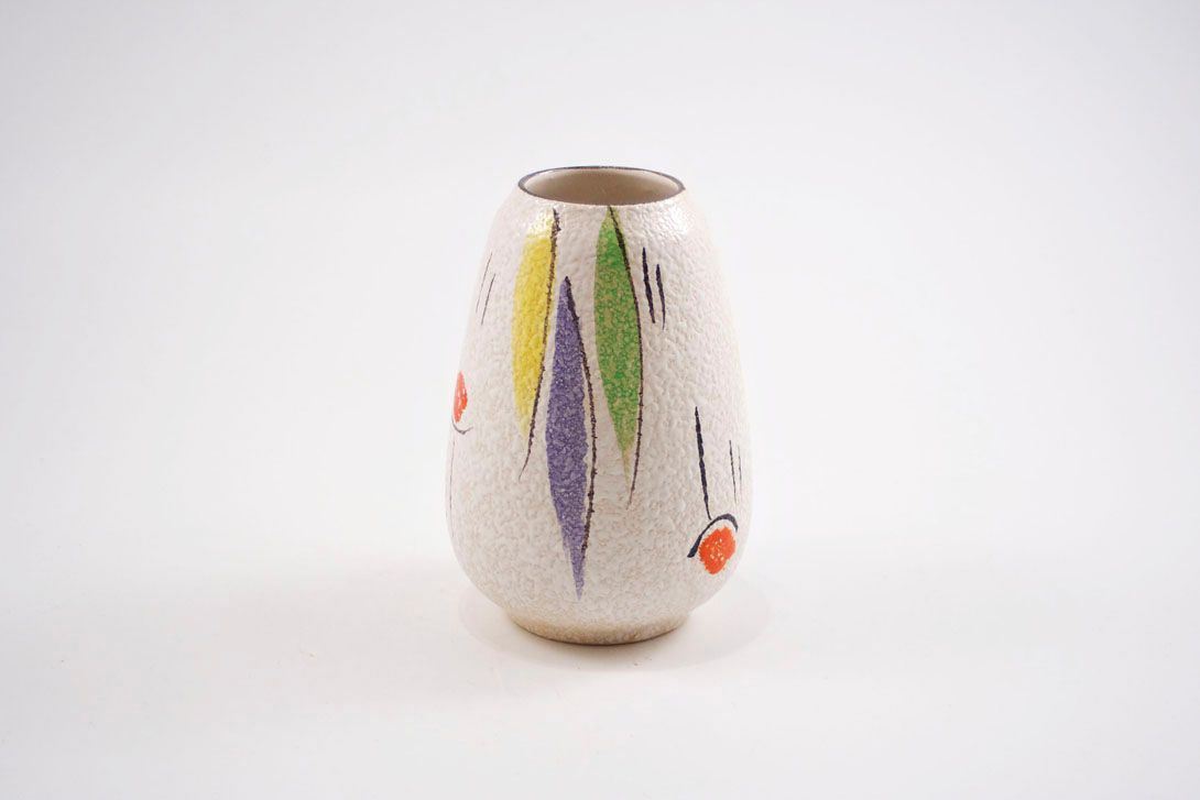 Foto Ceramic Vase, Multicoloured Leaves h19 A4