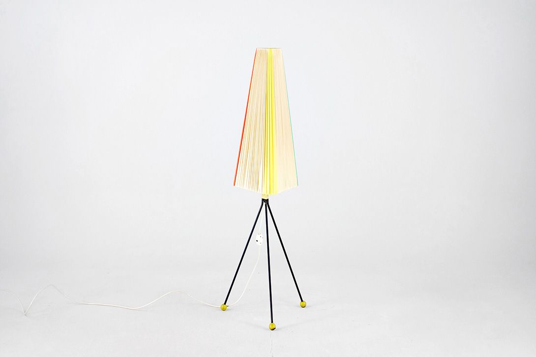 Foto Floor Lamp Tripod Plissée h118 G2