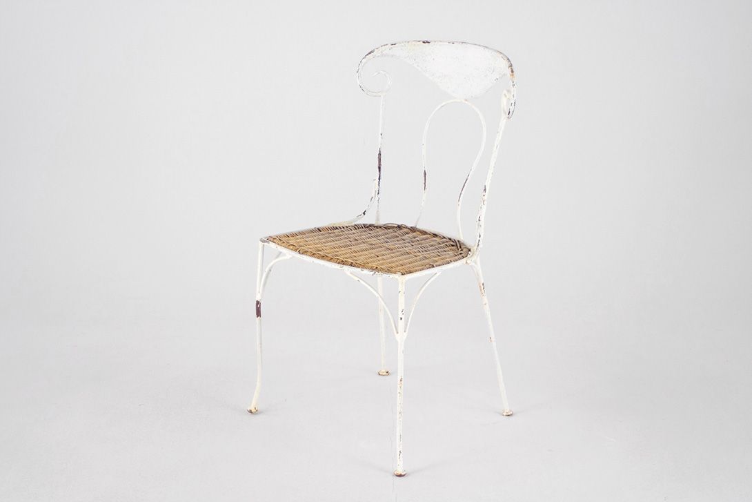 Foto French Patio Chair with Braided Seat