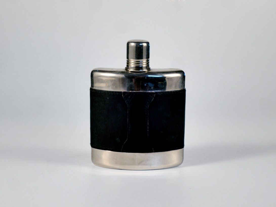 Foto Pocket Flask Leather/Metal