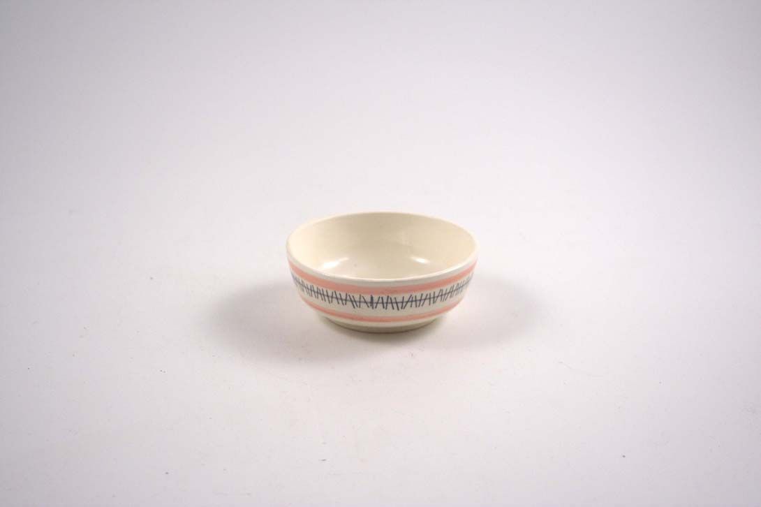 Foto Bowl Beige Black Lines