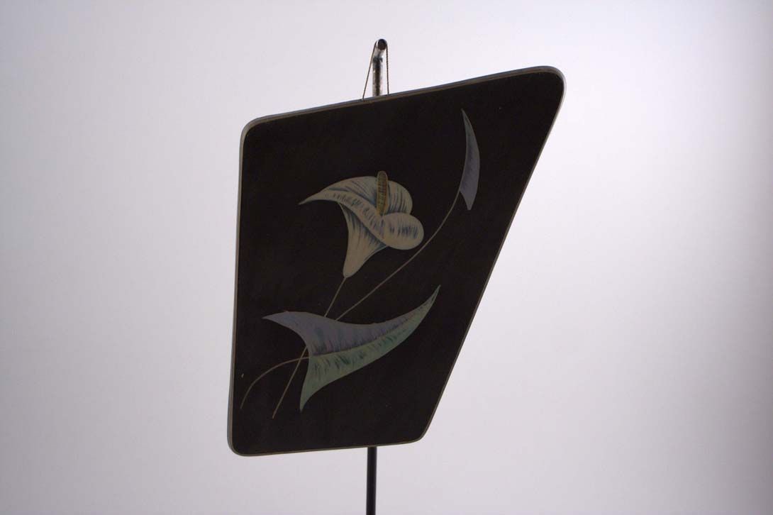 Foto Ceramic Wall Decor Flowers Germany 1954