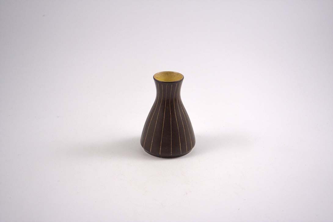 Foto Ceramic Table Vase Small Yellow Inside A6