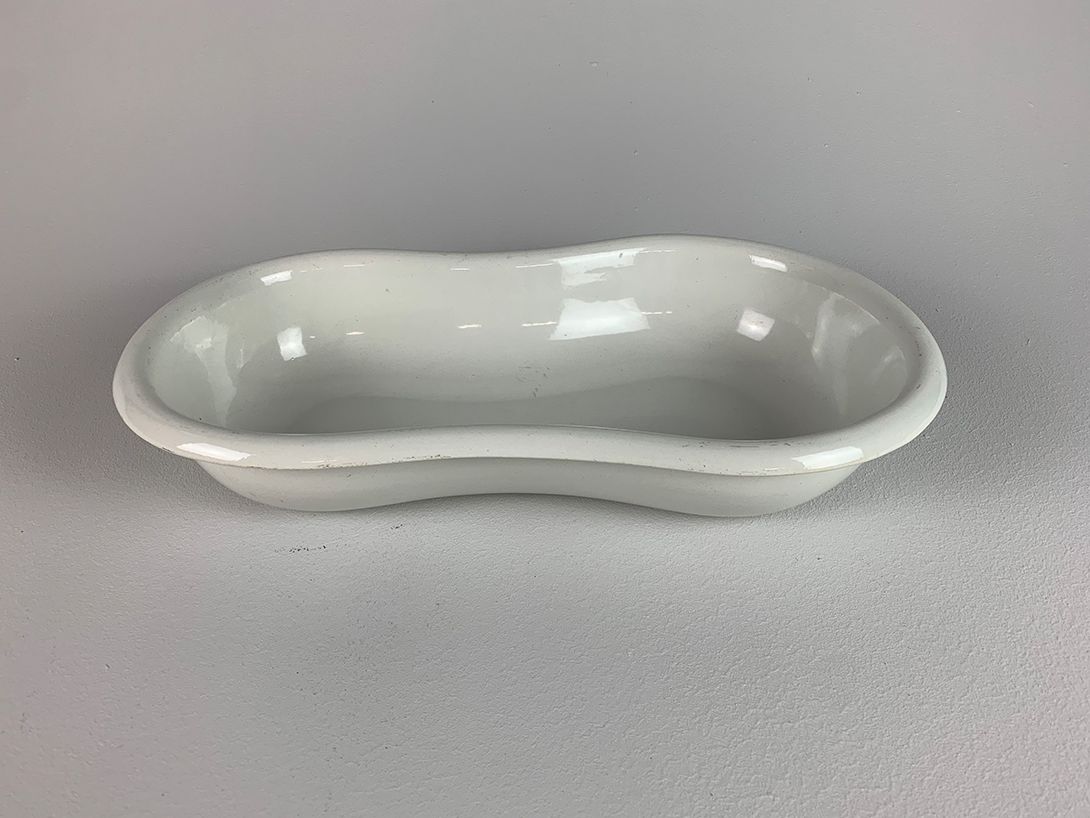Foto Large White Villeroy and Boch Kidney Shape Bowl 26x44cm