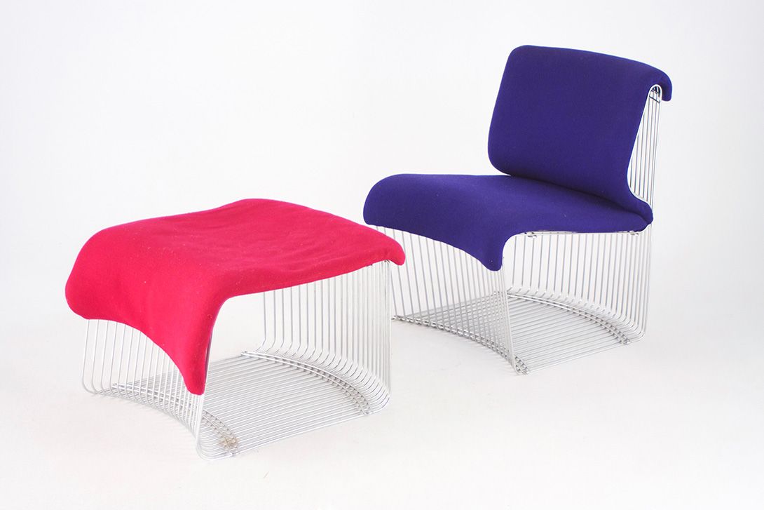 Foto Panton Wire Lounge Chair