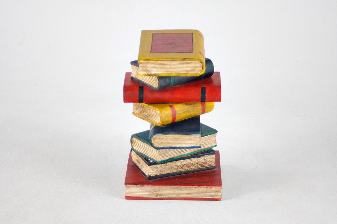 Foto Wooden Book Columnm, Rhine Valley 1960 h52