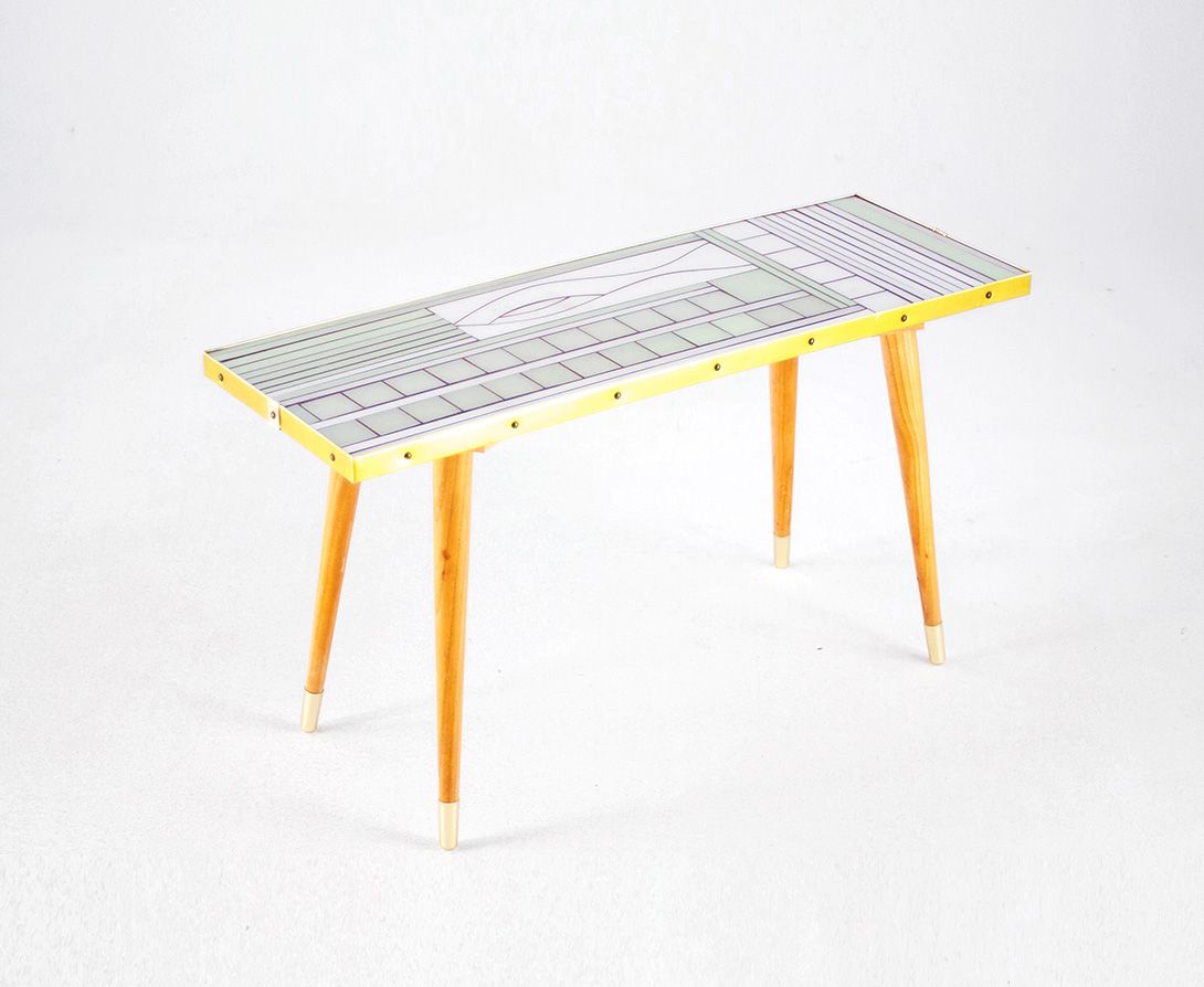 Foto Mosaik Side Table h45x80x29