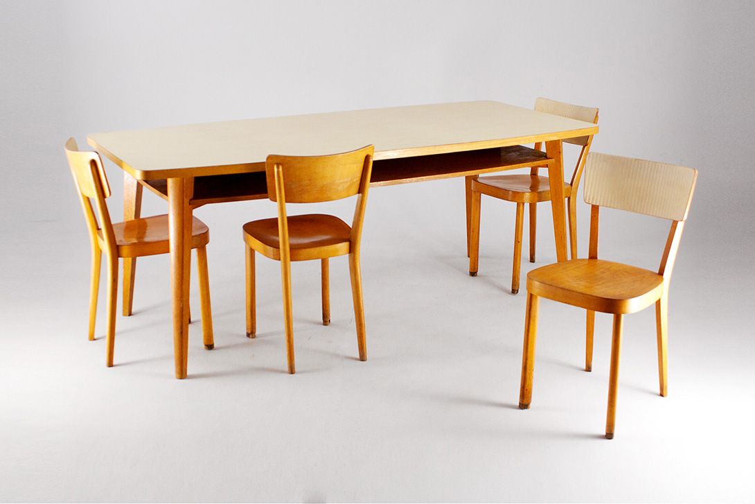 Foto Midcentury Dining Table h78x200x95