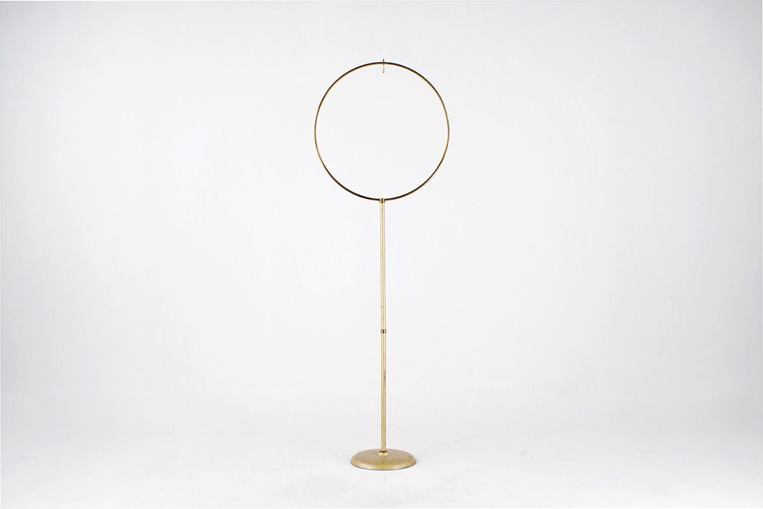 Foto Brass Bird Cage Stand, H 100 cm