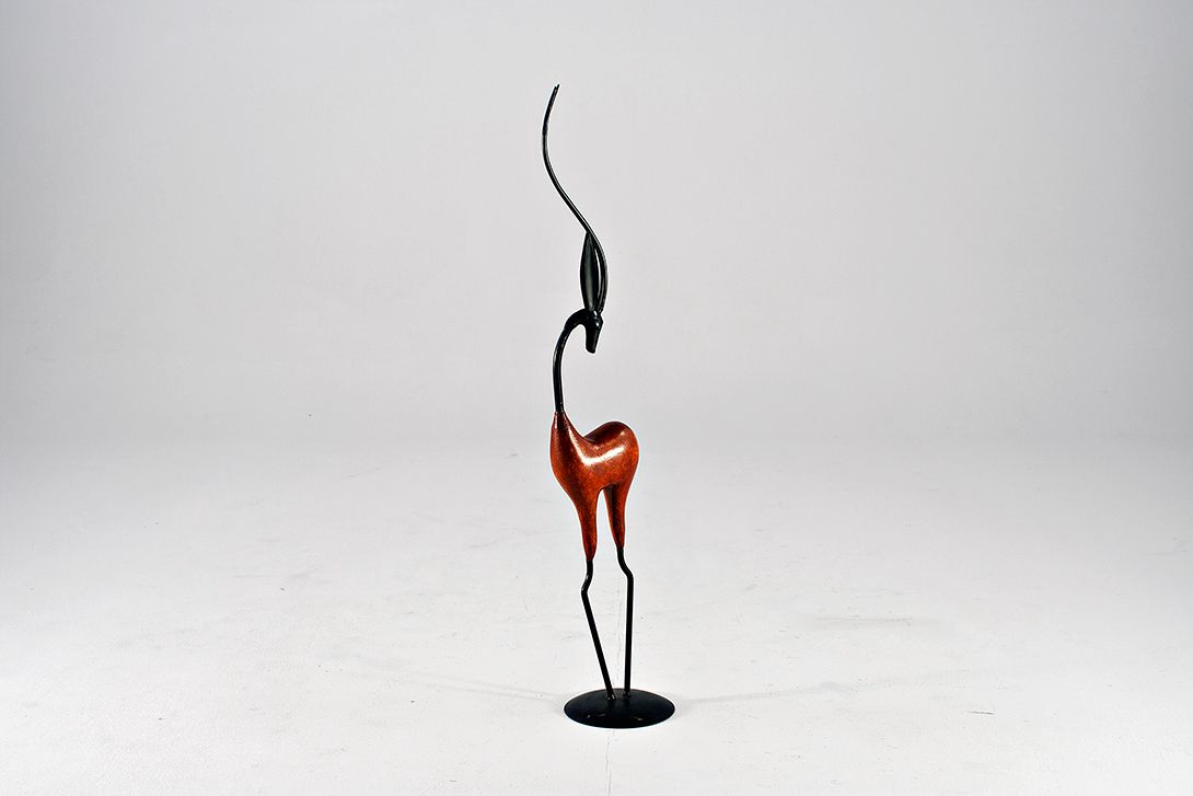 Foto Figurine Gazelle Wood/Metal