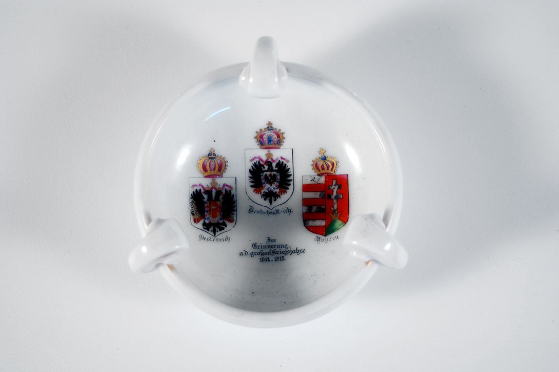 Foto White Ashtray, Deutsches Reich-Oesterreich-Ungarn 1914/15