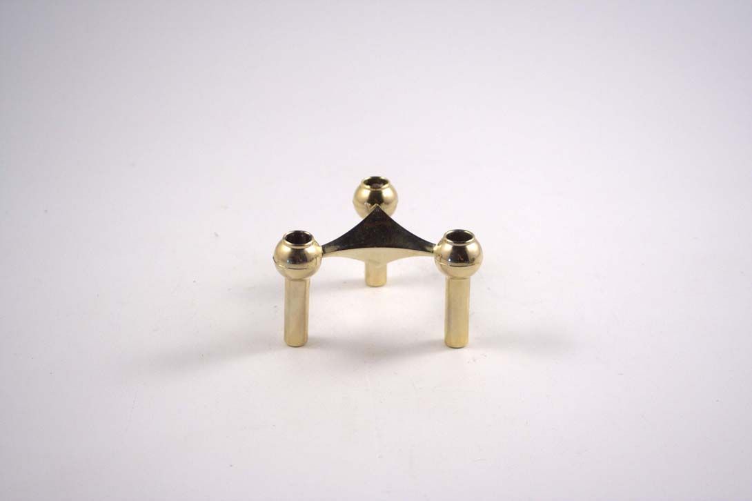 Foto Modular / Stackable Metal Candle Holder, 1956