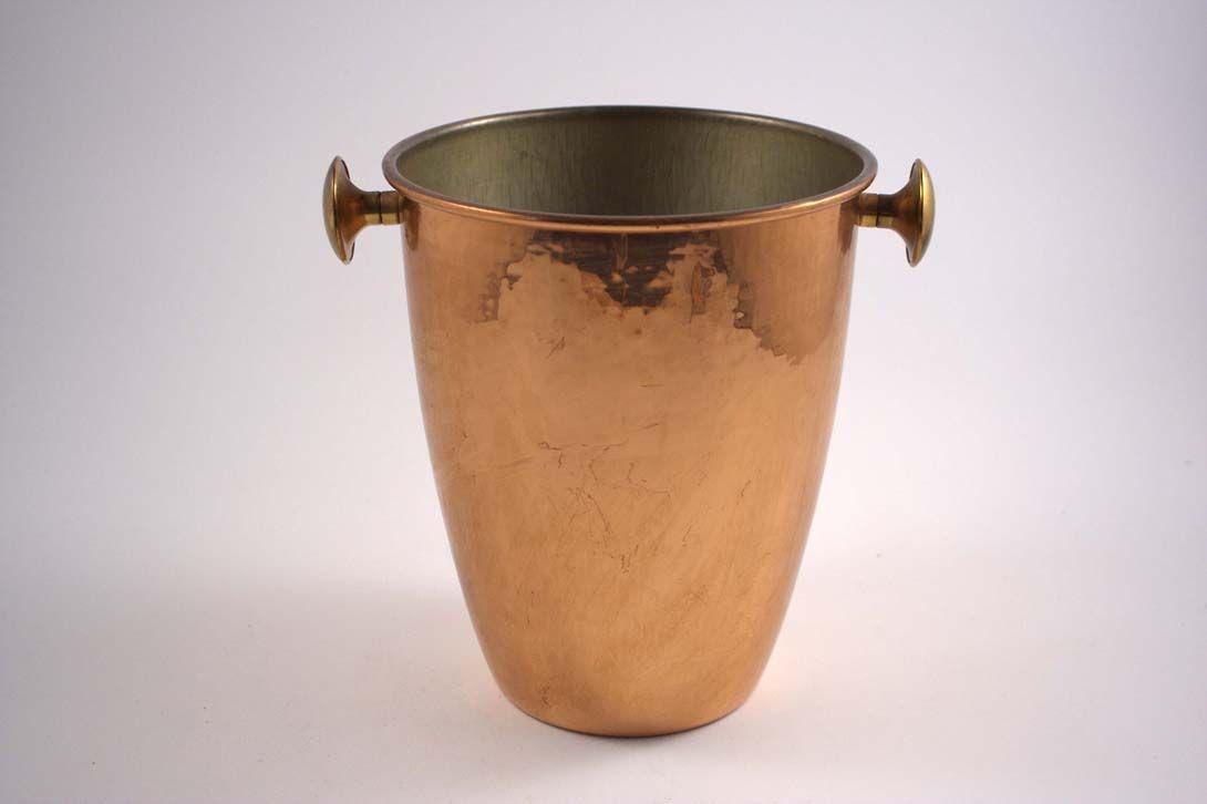 Foto Ice Bucket Copper with Brass Fittings Denmark 1935