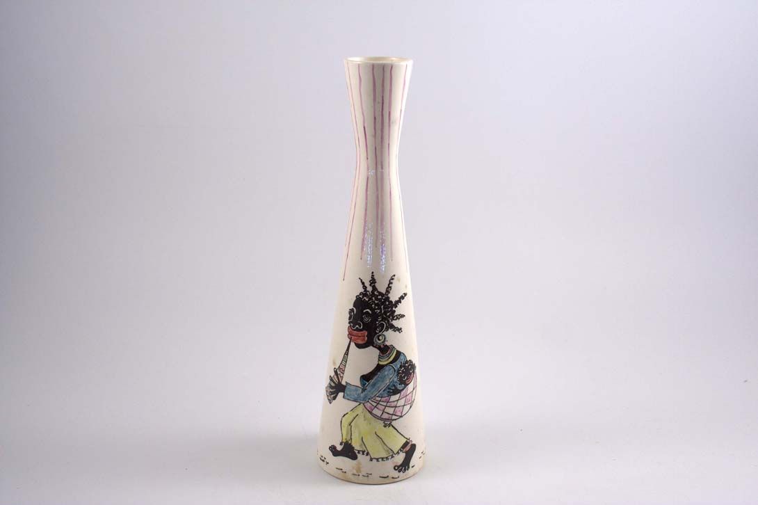 Foto Ceramic Table Vase African Decor h37 E5