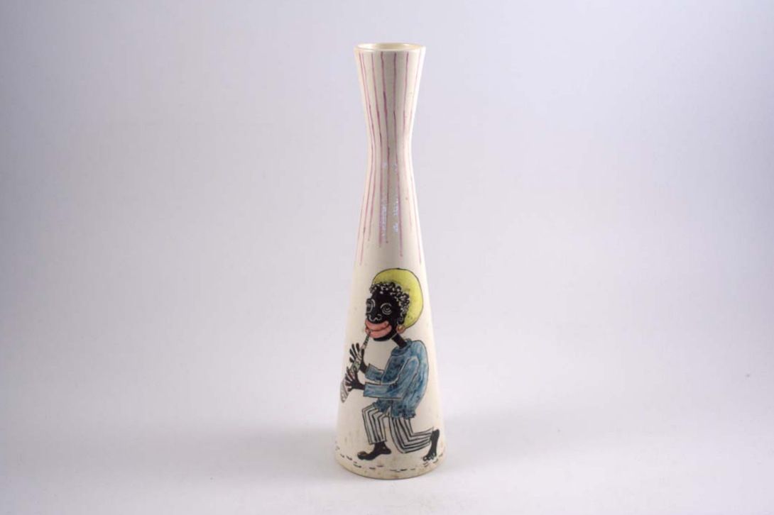 Foto Ceramic Table Vase African Decor h37 E5