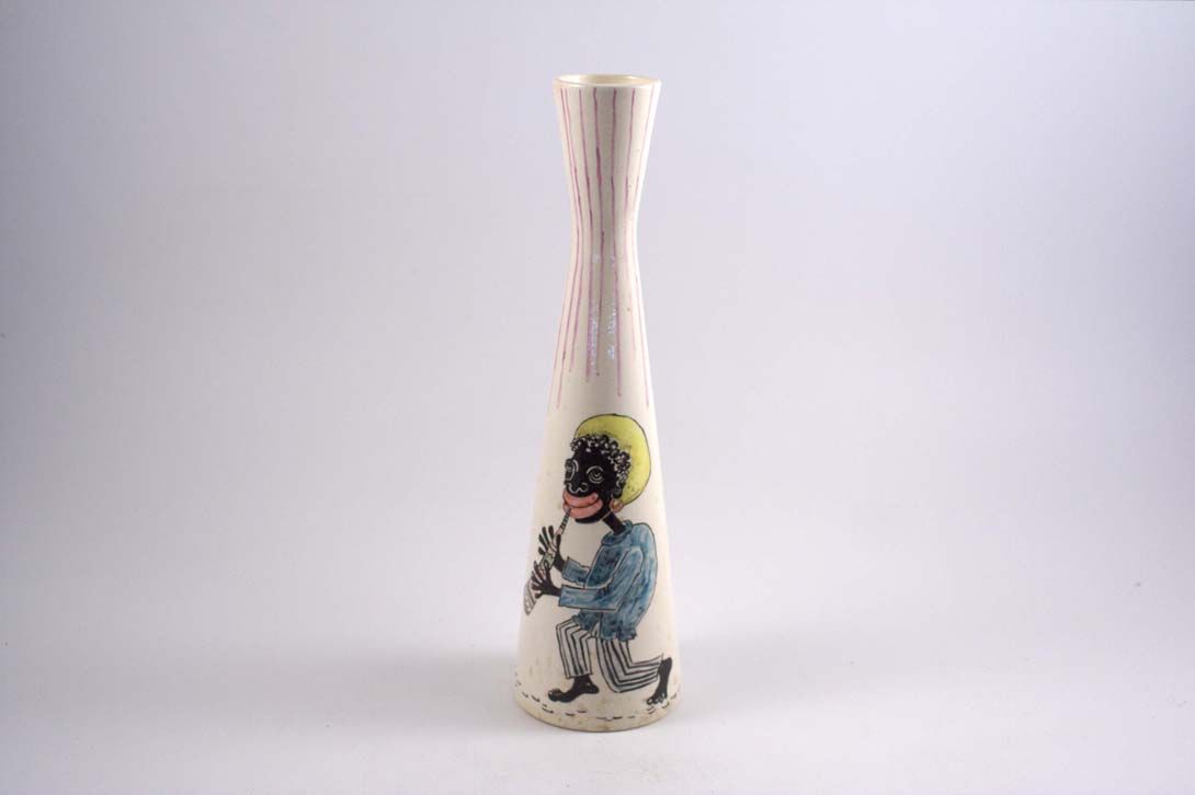 Foto Ceramic Table Vase African Decor h37 E5