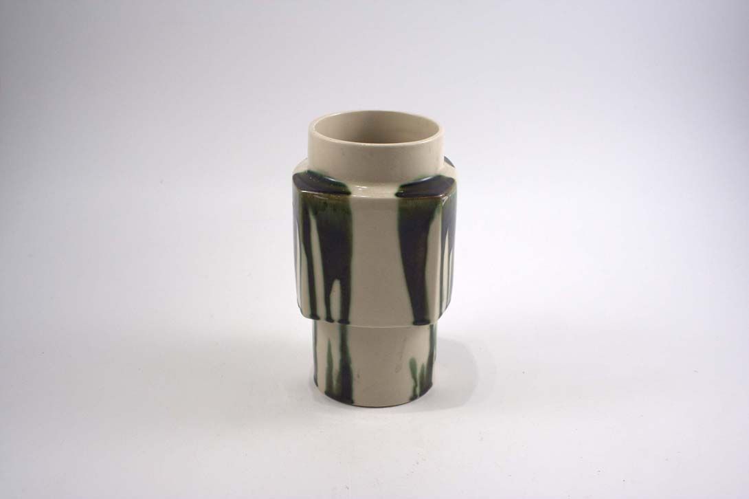 Foto Ceramic Table Vase Dripping Paint Czech Republic h24 C5