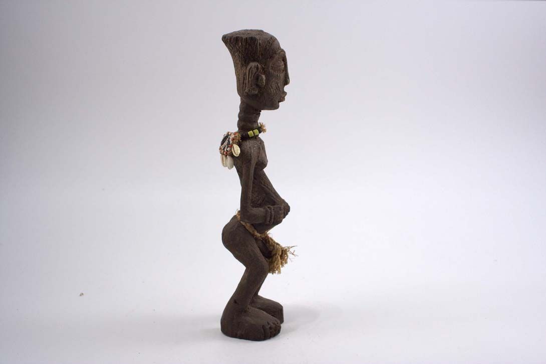 Foto African Sculpture, Lady with Hands on Tummy