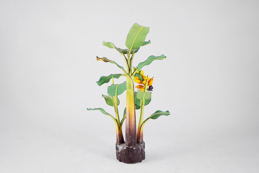 Foto Balsa Carved Banana Tree Colored h125x75x70