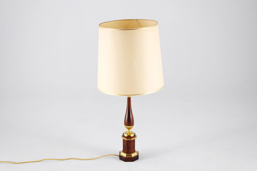 Foto Table Lamp Wood &#038; Brass h92