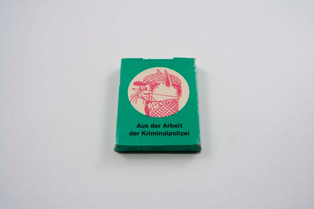 Foto Playing Cards GDR Crime