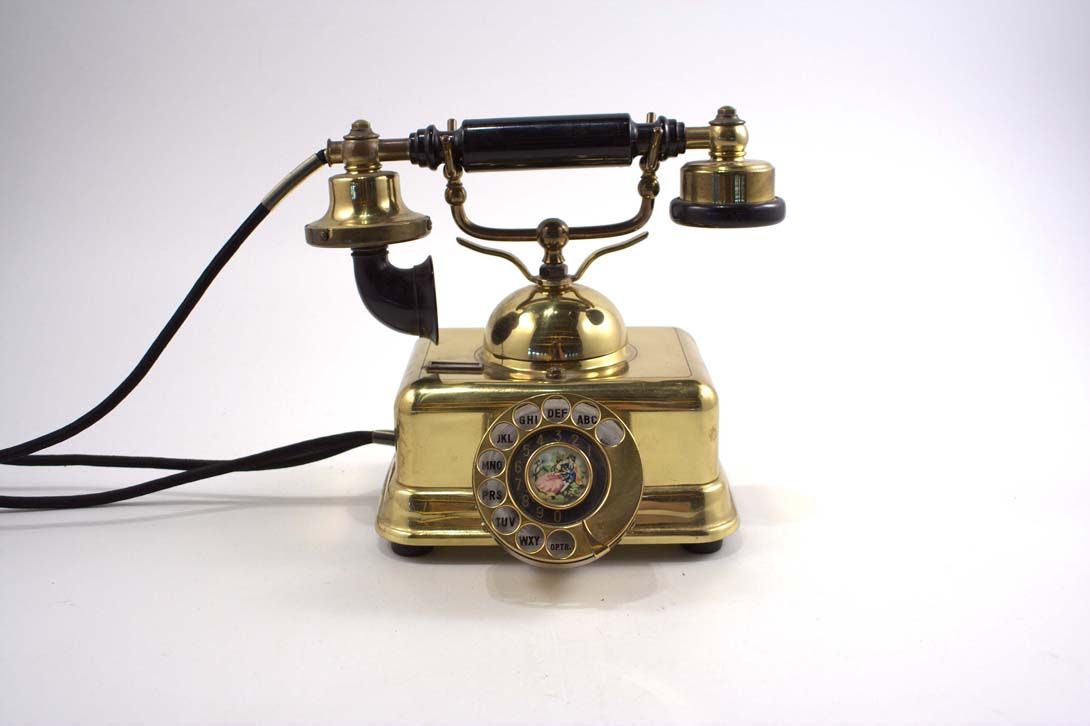 Foto Telephone Brass 1922 h23x17x20