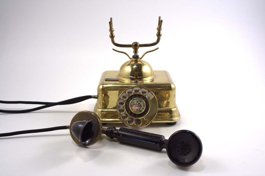 Foto Telephone Brass 1922 h23x17x20