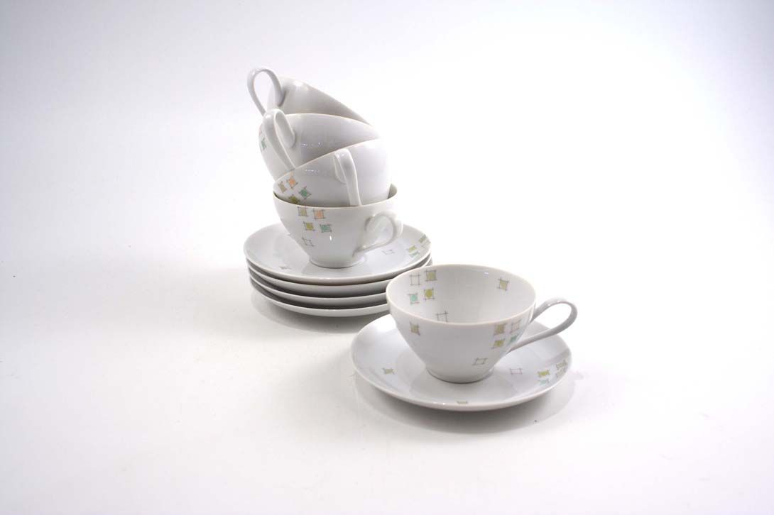 Foto Porcelain Coffee Set Germany 1957