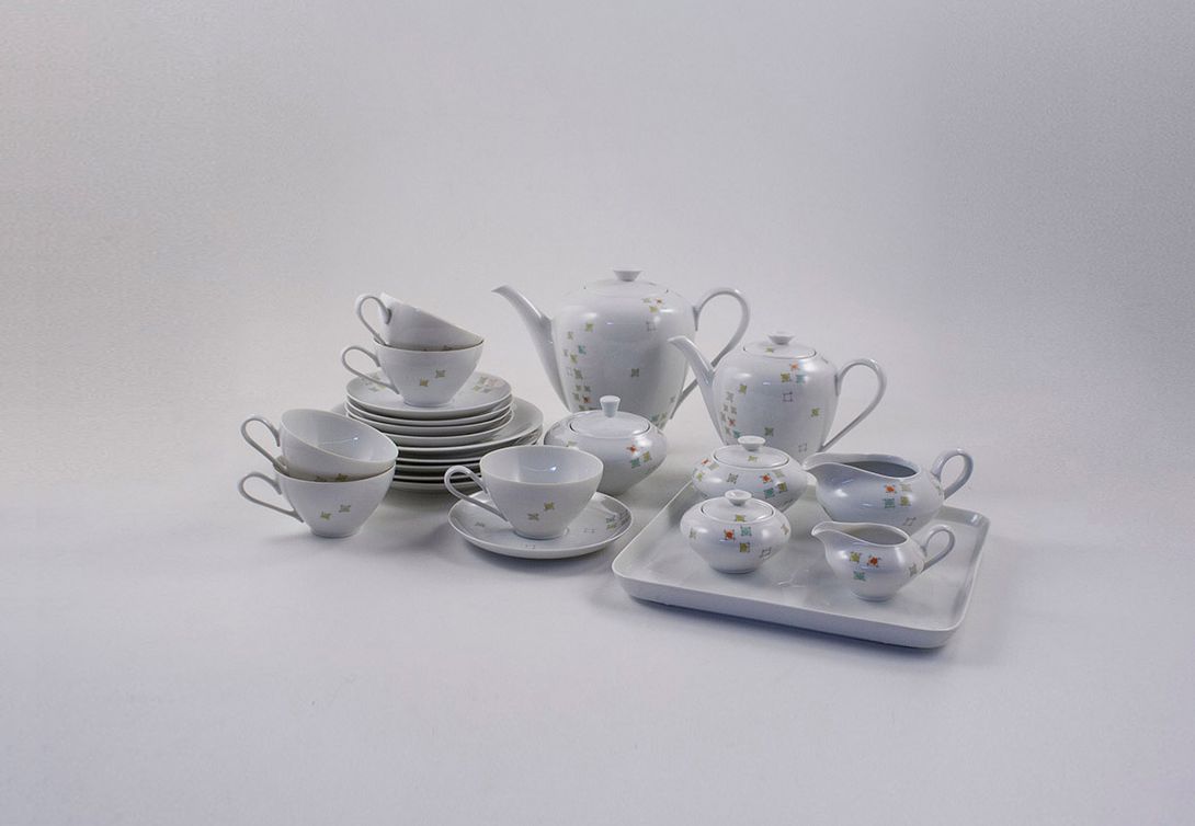 Foto Porcelain Coffee Set Germany 1957