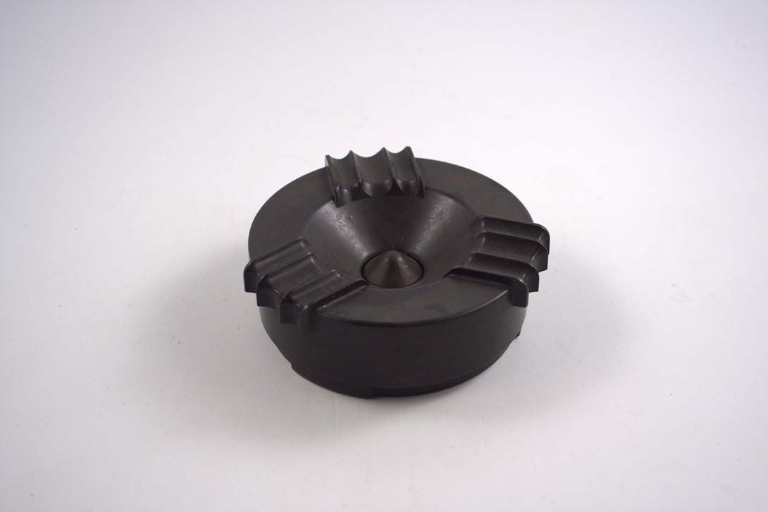 Foto Black Art Deco Ashtray, Bakelite, Wind Shutter