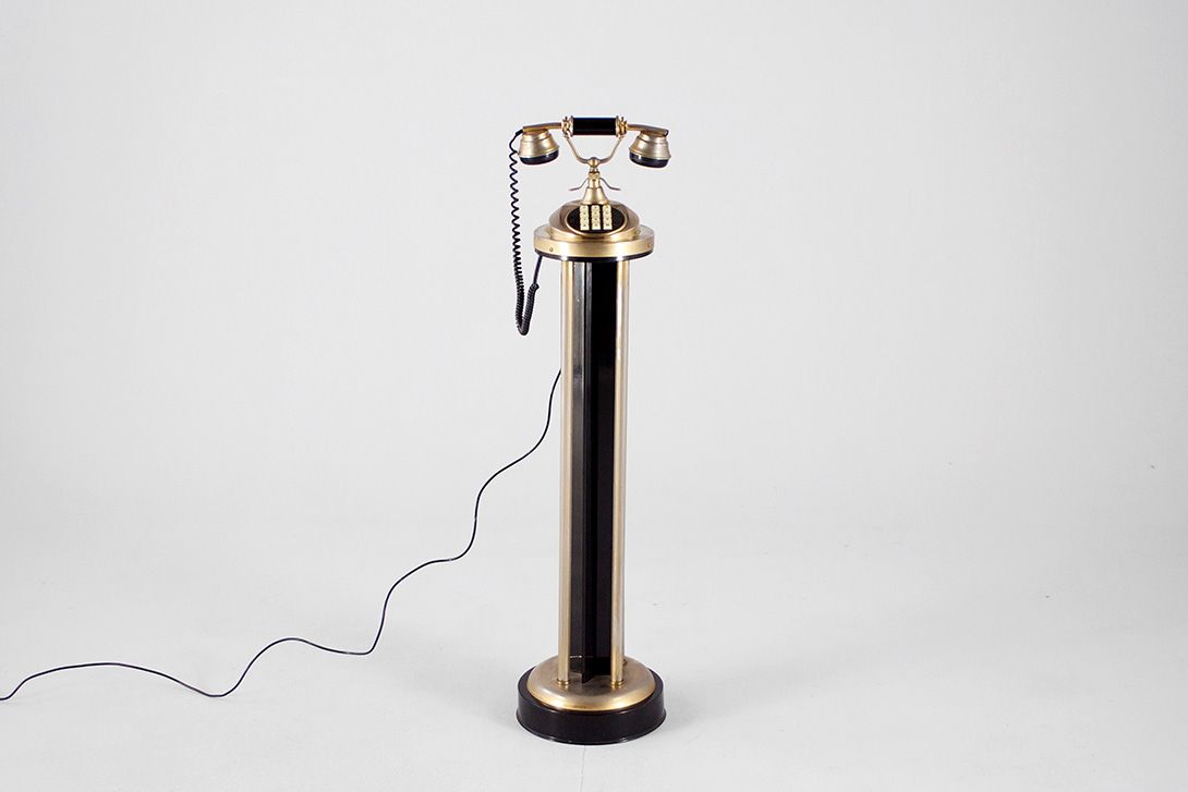 Foto Telephone on Column h95 France 1958