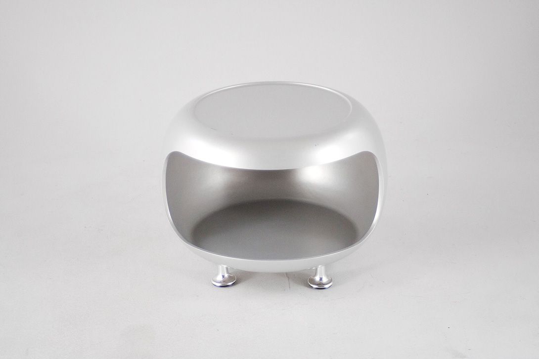 Foto Silver Plastic TV Ball Side Table GDR h38x56