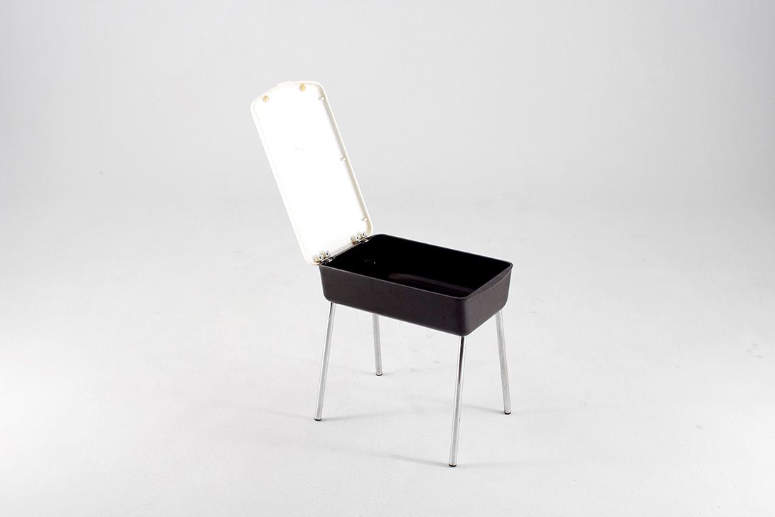 Foto Bathroom Stool Cupboard Plastic 1956 h40x34x27