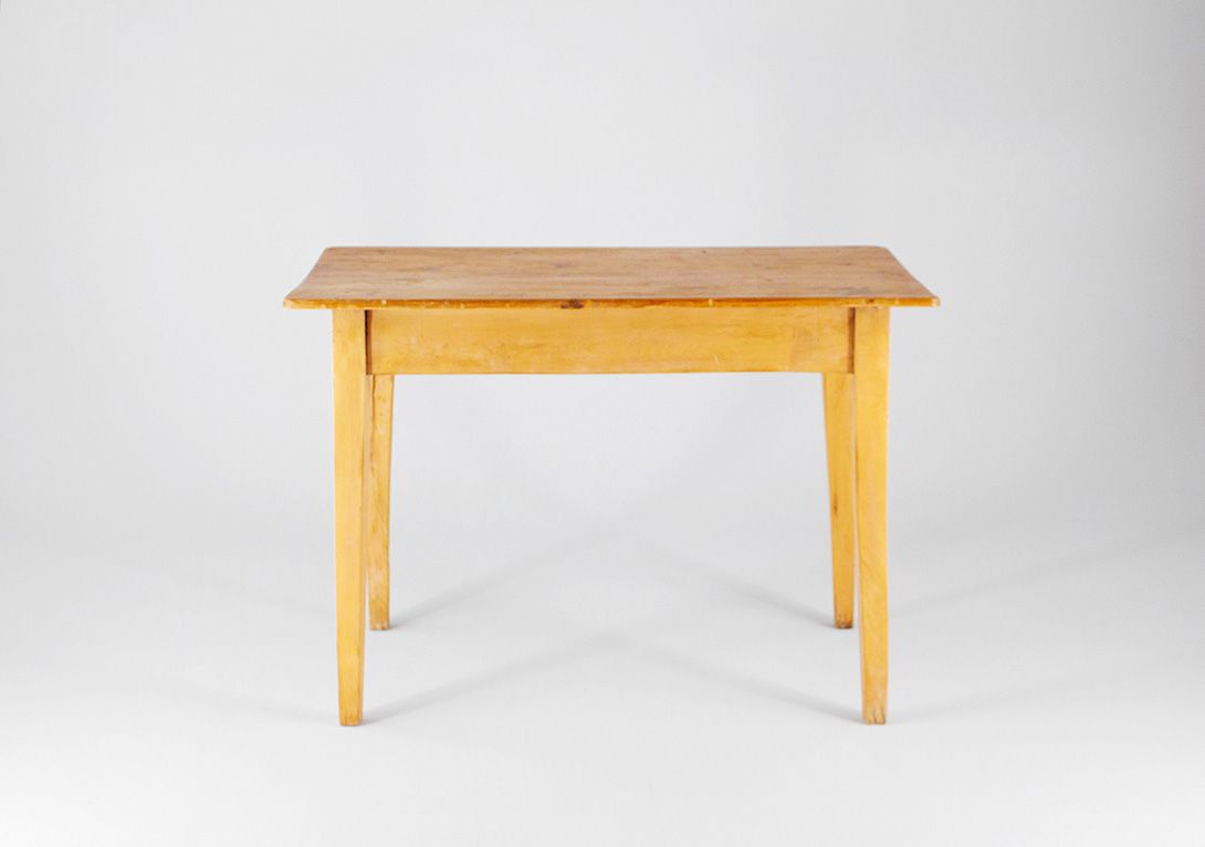 Foto Rustic Wooden Kitchen Table 1970 h80x120x64