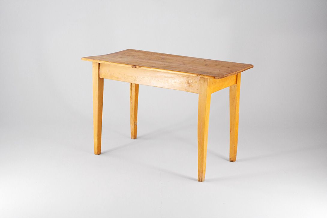 Foto Rustic Wooden Kitchen Table 1970 h80x120x64