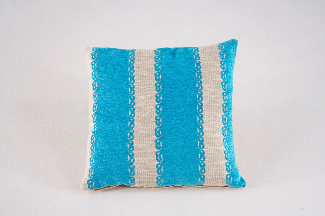 Foto Pillow Blue Ornaments 45 x 45cm