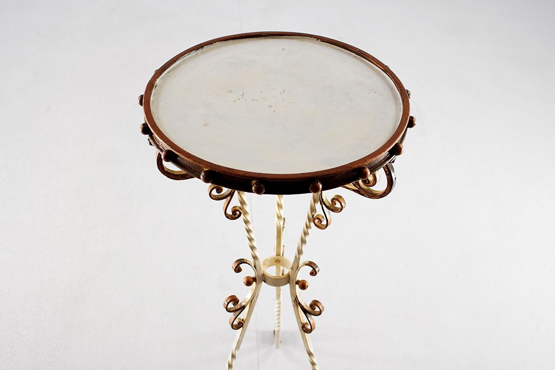 Foto High Baroque Side Table with Copper Details h80x38