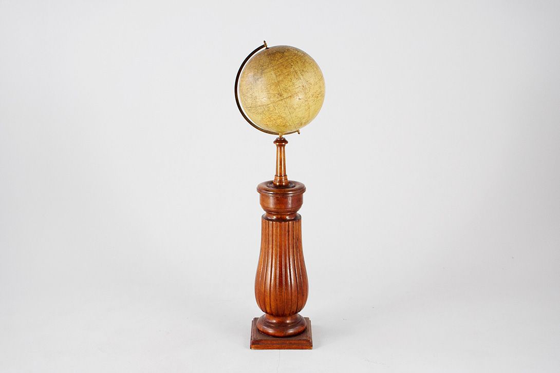 Foto Grand Globe, Columbus Erdglobus, Wooden Column, h120x35