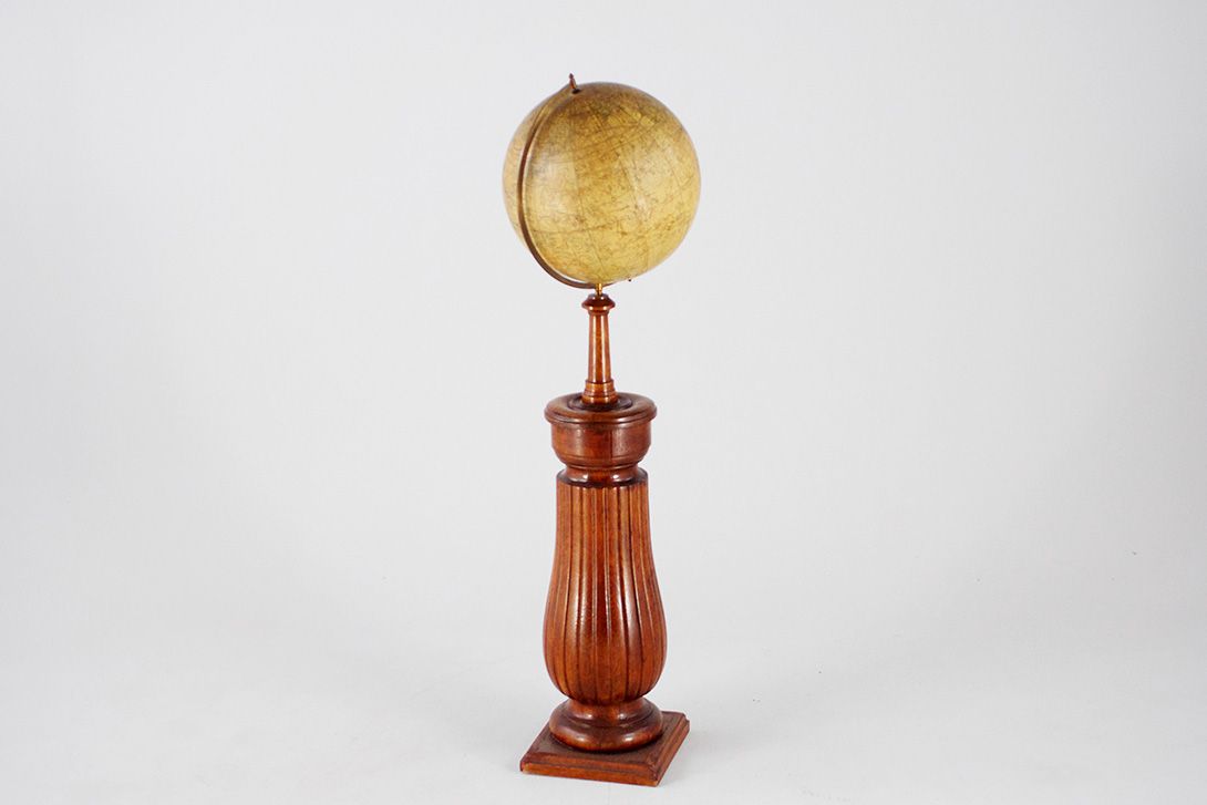 Foto Grand Globe, Columbus Erdglobus, Wooden Column, h120x35