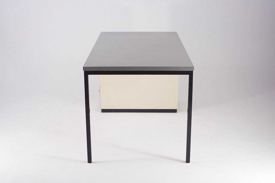 Foto Metal Desk with Side Table h75x156x78