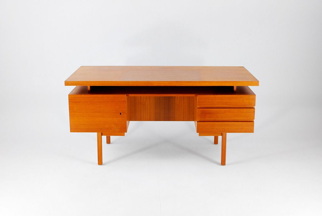Foto Directors Teak Desk 1960 h79x160x78