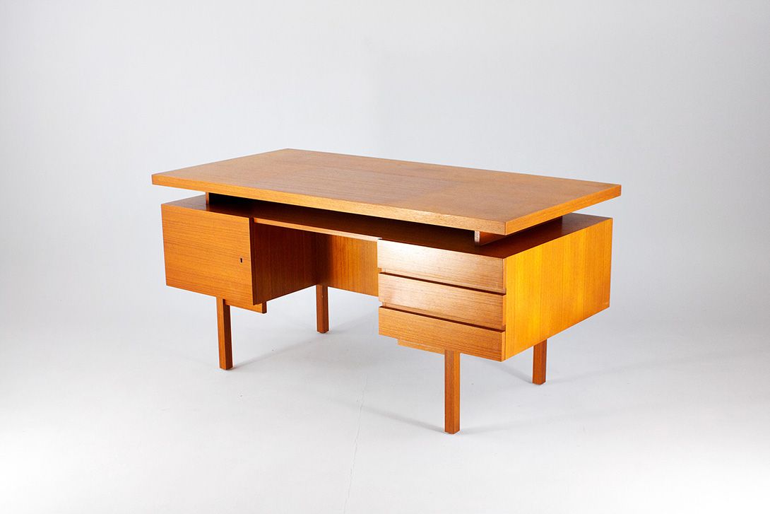 Foto Directors Teak Desk 1960 h79x160x78