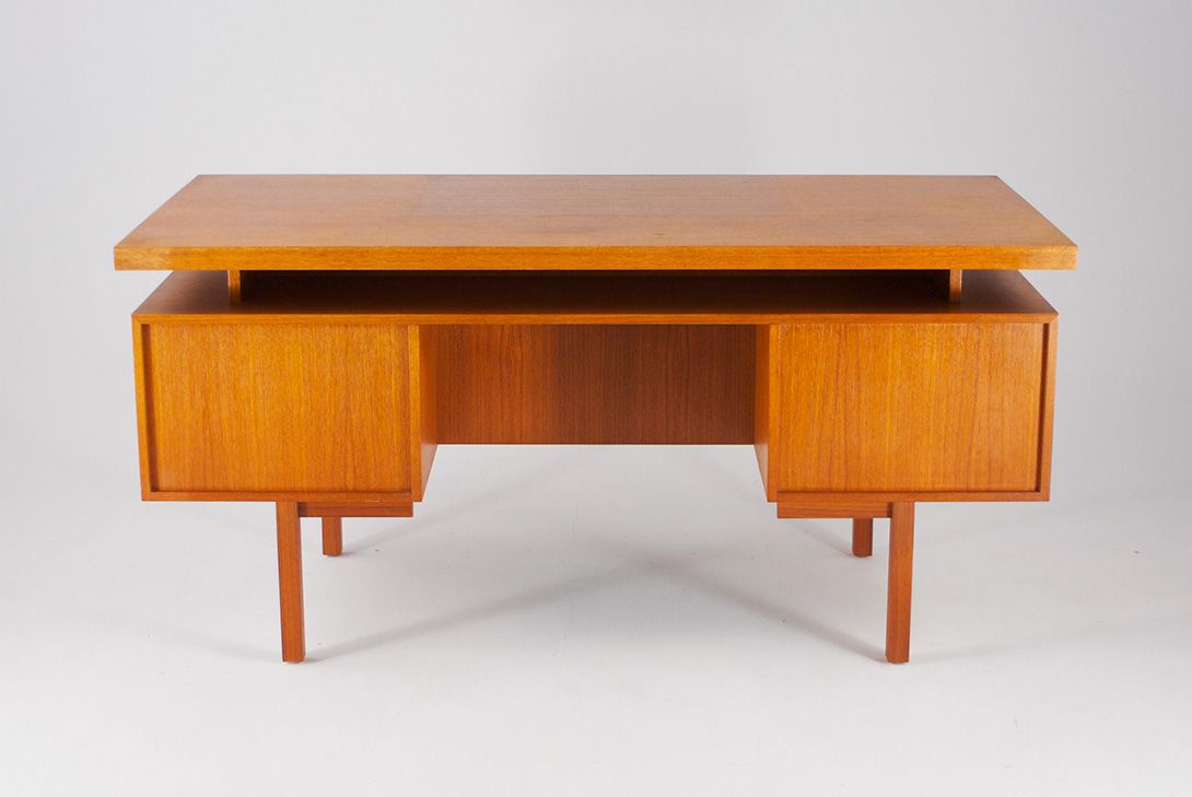 Foto Directors Teak Desk 1960 h79x160x78